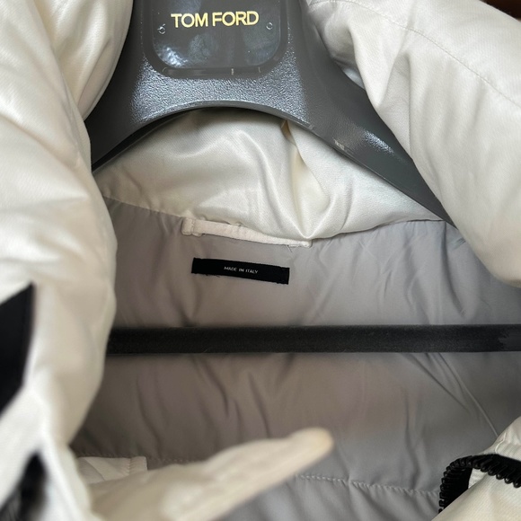 Tom Ford Men's Long Puffer Coat with Contrast Trim SIZE 50 - Picture 9 of 16